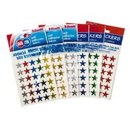 Quik Stik Labels Stickers Star Shaped Assorted