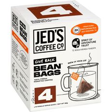 Jed's No.4 Very Strong Coffee Bean Bags 10 Pack