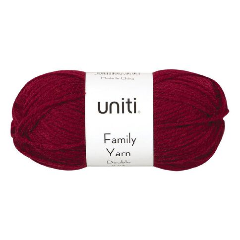 Uniti Double Knit Family Yarn Burgundy 50g
