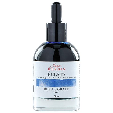 Jacques Herbin Eclats Watercolour Ink 435 50ml Cobalt Cobalt
