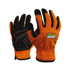 Esko Powermaxx Active Full Fingered Synthetic Work Glove Orange XL