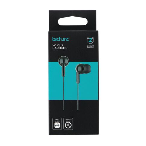Tech.Inc In-Ear Earbuds Black