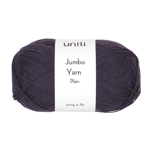 Uniti 8-ply Jumbo Yarn Charcoal 300g Charcoal/Grey