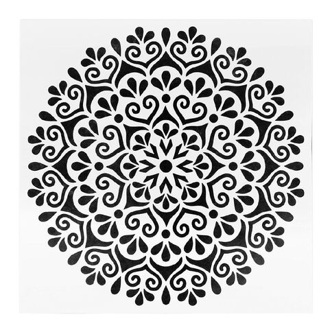 Uniti Pattern Stencil Clear 12in x 12in