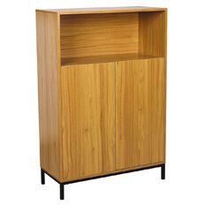 Workspace Studio 2 Door Storage Oak/Blk