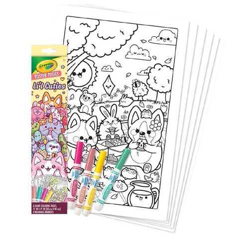 Crayola Poster Pages Li'l Cuties