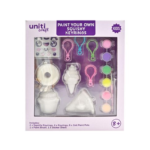 Uniti Kids PYO Squishy Keyrings