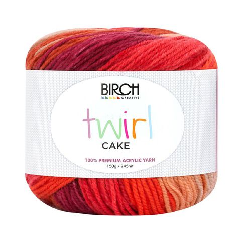 Birch Yarn Twirl Cake 100% Acrylic 150G Rugged Plateau