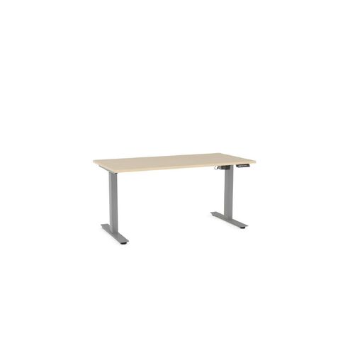 Agile Electric Height Adjustable Desk 1500 Nordic Maple/Silver