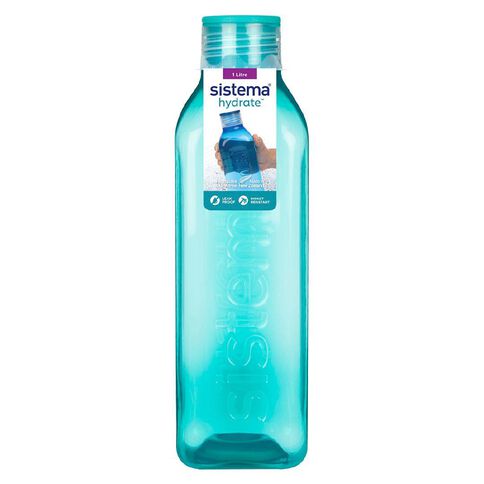 Sistema Square Bottle Assorted 1L