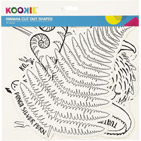 Kookie Kiwiana Cut Out Shapes 19 Piece