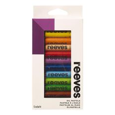 Reeves Oil Pastels Multi Colour 12 Pack