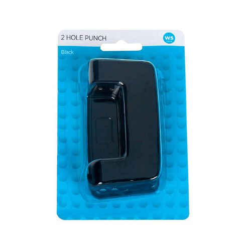 WS 2 Hole Punch Black