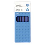 WS End Cap 2B Pencil Black 10 Pack