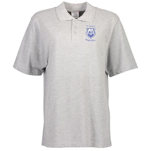 Schooltex St Mary's Hokitika Short Sleeve Polo with Transfer