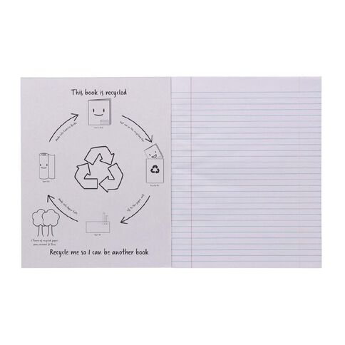 WS Exercise Book 1B4 7mm Ruled 32 Leaf Red Mid