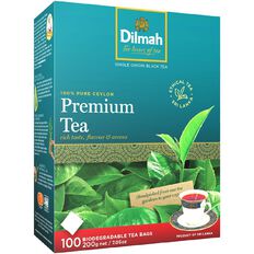 Dilmah Premium Tagless Tea Bags 100 Pack