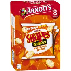 Arnott's Shapes Mini Chicken Crimpy 8 Pack 200g