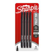 Sharpie Marker Black 4 Pack