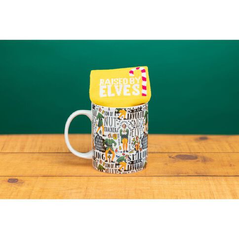 Paladone Elf Mug and Socks Set