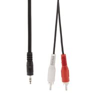 Tech.Inc 2RCA Plug to 3.5mm Plug Cable 3m