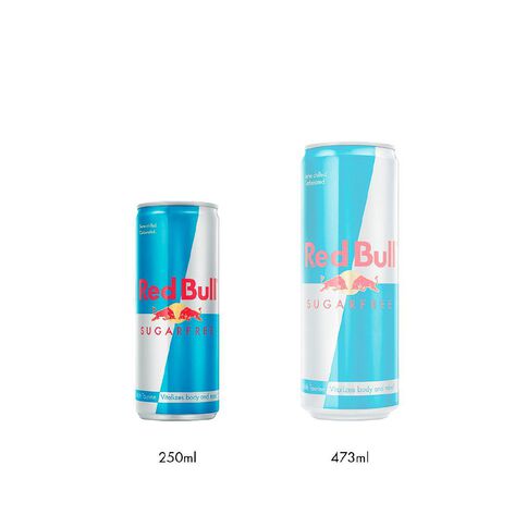 Red Bull Energy Drink Sugarfree Cans 250ml 4 Pack
