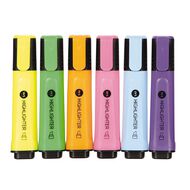 WS Highlighters 6 Pack Mixed Assortment 6 Pack