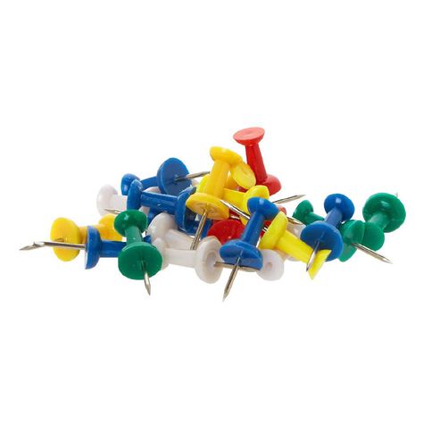 WS Push Pins 100 Pack Assorted