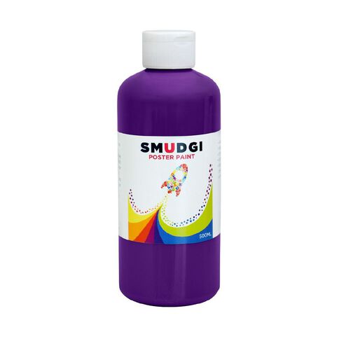 Jasart Smudgi Poster Paint Purple 500ml