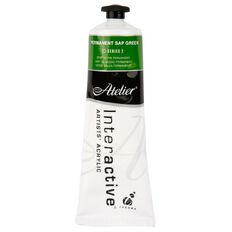 Atelier S2 Acrylic Paint Permanent Sap Green