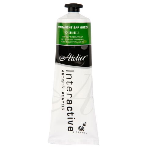 Atelier S2 Acrylic Paint Permanent Sap Green