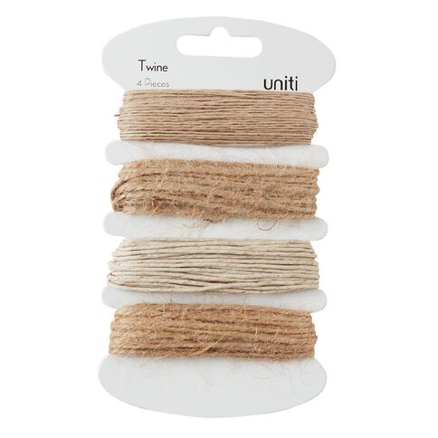 Uniti Natural Twine Assorted 4 Pack