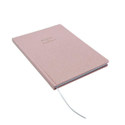 Uniti Cozy Core Notebook A4 Linen Yourself Pink