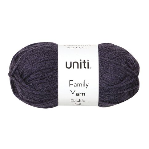 Uniti Double Knit Family Yarn Charcoal 50g