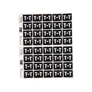 Filecorp Coloured Labels T Black