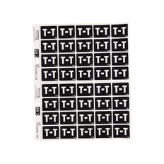 Filecorp Coloured Labels T Black