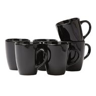 Living & Co Essentials Mug 6 Pack Black