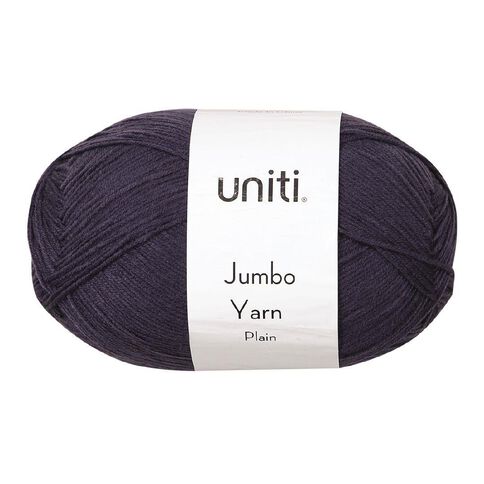 Uniti 8-ply Jumbo Yarn Charcoal 300g Charcoal/Grey