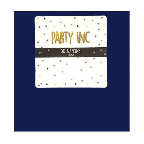 Party Inc Napkins 2-ply 33cm Royal Blue Royal 50 Pack