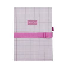 Uniti Clubhouse Notebook With Elastic Pen Holder Pink Light