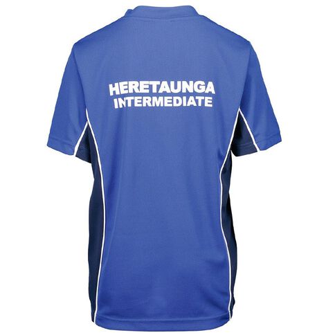 Schooltex Heretaunga Intermediate Sports Tee with Screenprint
