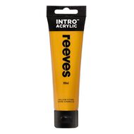 Reeves Intro Acrylic Paint Yellow Ochre 100ml