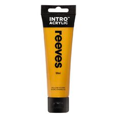 Reeves Intro Acrylic Paint Yellow Ochre 100ml