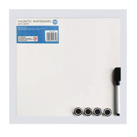WS Magnetic Whiteboard 290mm x 290mm White