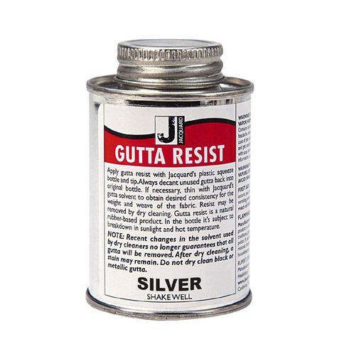 Jacquard Gutta Resist 118.29ml Silver Metallic