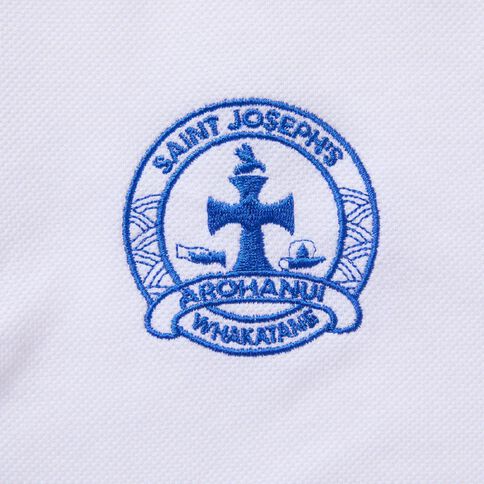 Schooltex St Joseph's Whakatane New Short Sleeve Polo with Embroidery