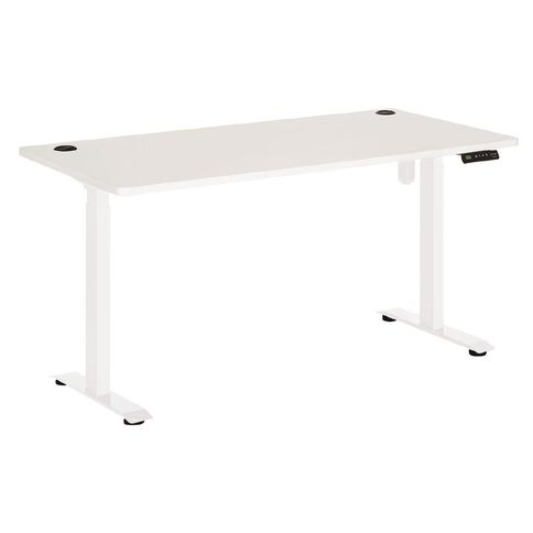 Jasper J Emerge Elec Height Adj Desk Single Motor 2 Stage 1500 WhtWht