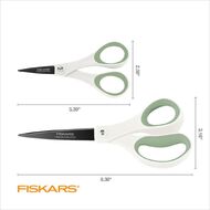 Fiskars 5 inch + 8 inch Titanium Scissors 2 Pack