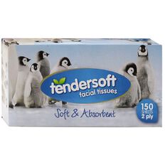 Tendersoft Facial Tissues 150s Assorted