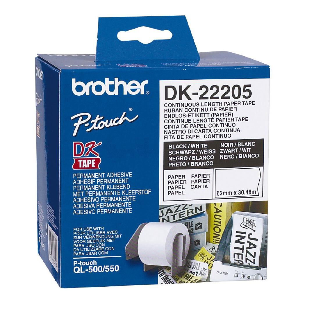 Brother Label Roll DK-22205 62mm x 30 